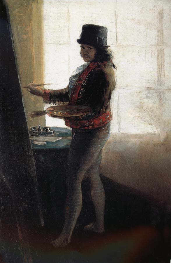 Self-portrait in the Studio